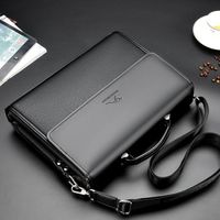 Factory Wholesale Men's Briefcase Laptop Bag Genuine Leather Bag