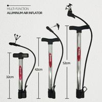 Made in China Best Selling Mini Bicycle Pump Alloy Bicycle Tire Pump Portable Stylish Fast Inflation High Pressure Inflator