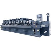 HTL320-6C Intermittent Letterpress Label Printing Machine High Speed ​​Self-adhesive Printing Machine Nylon Letterpress Printing Machine