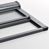 Aluminum frame retractable insect screen