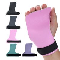 MUCHAN Carbon Fiber Fingerless Gloves for Kettlebell Gym Training