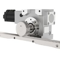 Servo motor precision double lead worm gear reducer