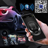 Car anti-theft security system with smartphone app