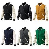 High quality custom school uniform jacket/letterman/baseball jacket with chenille patch/embroidered jacket