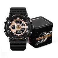 Custom Logo OEM Watch Eco-Friendly Analog Sports Waterproof Luminous Alarm Clock Men's 2023 Digital Watch