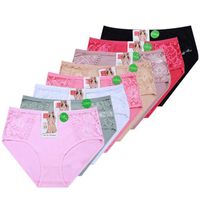 UOKIN A3628 Hot Sale Comfortable Cotton Panties Sports Ladies Panties xxxl Plus Size Panties Underwear For Fat Women