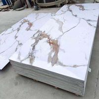 high gloss uv marble pvc wall panel ceiling waterproof