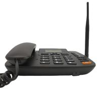 SIM card pluggable cordless home desktop landline phone FM radio wireless phone