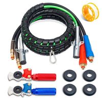 Best Selling 3 in 1 Air Electrical Assembly Power Cord 15ft Power Spiral Cable Kit with Gladhands