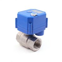 electric water ball valve with manual function electric water valve flow control 5V 12V 24V 110V 220V