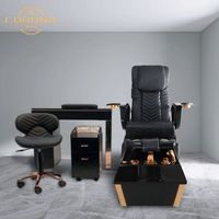 New factory price foot spa chair manicure pedicure chair set for nail salon shop