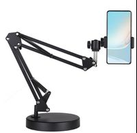 New Folding Creative Phone Tablet Stand with Aluminum Arm for Mobile Phone 4~13 Inch Desktop Stand