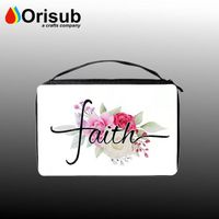 Hot Sale Custom Printed Bible Box Dye Sublimation DIY Printed Bible Book Cover Bag