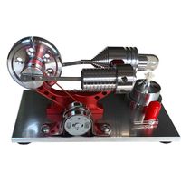 Experimental Micro Engine Generator Hot Air Steam Engine Model