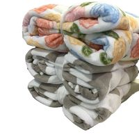 Wholesale Cheap Soft Flannel Wool Travel Blanket Bulk Mixed Color Fleece Blanket Airplane Fleece Blanket In Stock