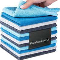 High Quality Custom Logo and Color 30*30cm 40*40cm Microfiber Cleaning Cloth Microfiber Towel Microfiber Car Drying Towel