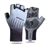 Half Finger Cycling Gloves Cycling Gloves Protective Palm Palm Mesh Hand Back