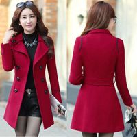 Hot sale women's autumn winter coat jacket thickened long coat clothes