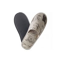 Wholesale custom logo cheap waffle disposable spa hotel room slippers