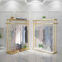 Clothing store boutique furniture clothing store retail metal rack cheap clothing display stand