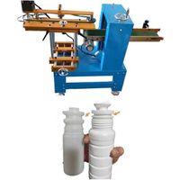 Fast Automatic PVC PE PET HDPE Plastic Jar Bottle Neck Cutting Machine