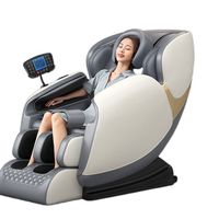 China electric track 0 gravity salon massage chair 3d 4d sl full bed 2022