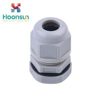 PG66 metric IP68 waterproof nylon cable gland, ROHS compliant
