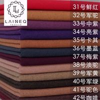 Professional Factory Colored Wool Blended Flannel Floral Fabric