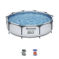 Bestway Piscina Steel Pro MAX 56408 Above ground pool 3.05 mx 76 cm with filter pump