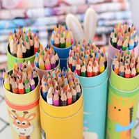 Wholesale drawing tube 12 colors 18 24 36 48 color pencil lead