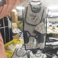 High-End Reversible Fabric 100% Cotton 5-Piece Set Four Seasons Breathable Kids Boy Clothes Set Baby Clothes Set