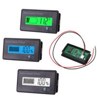 Universal power display meter 7-100V lead-acid lithium battery car motorcycle analog digital voltmeter voltage test instrument