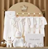 OEM 2023 New Baby Clothes Gift Set 15-20 Pieces Baby Pajamas Newborn Gift Set Box Baby Gift Box Cotton Clothing Set