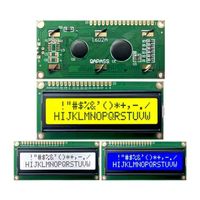 Wholesale low price screen digital gray yellow green backlight matrix dot matrix LCD screen 1602 display blue 5V 3.3v 16x2 character LCD module