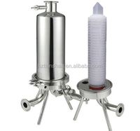 30 Inch 3 Filters 0.45 Micron Stainless Steel Membrane Filter Housing for Wine