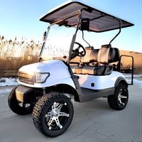 Free Shipping Lift 4 Seater Golf Cart Brand New 4 Wheels Electric Club Cart Golf Cart For Sale