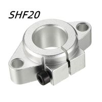 Aluminum Linear Motion Rail Clamping Rod Rail Bracket SHF20 For 20mm Diameter Shaft