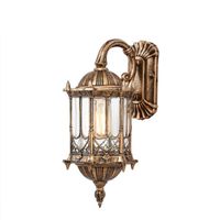 Outdoor Wall Lamp Retro European Style Iron Aluminum LED Outdoor Wall Lamp Hotel Garden