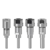 8mm 12mm 1/2" Shank 6mm Shank Milling Cutter Extension Rod Chuck Router Extension Milling Cutter Wood Drilling