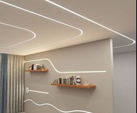 New custom free sample indoor home aluminum profile flexible light with led cabinet light