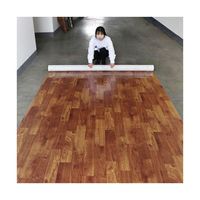 Made in China High Quality Indoor Vinyl Wood Grain Flooring Rolls
