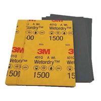 3M 401Q 2000 Grain 5 1/2" x 9" Carton of 50 Wetordry Finesse-it Paper Plate Rolls