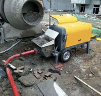 XDEM concrete delivery pump 10-45 cubic meters concrete trailer pump