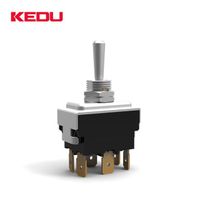 KEDU HY29B 6 pin spring return toggle switch