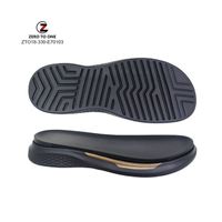 New design high quality PU+RB outdoor thick bottom wear-resistant beach shoes sole