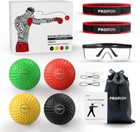 PROIRON High Speed ​​Boxing Fighting Reflex Head Ball New Product Boxing Reflex Ball with Headband Sports Training Gym Sports Fitness