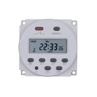 12V DC Digital Programmable Timer Switch CN101A 16A LCD with 17 Daily and Weekly Programs