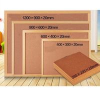 Natural Cork Board Pushpin Bulletin Board with Wooden Frame and High Density Cork Surface