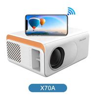 Touyinger X70 1080P LCD WiFi Projector Pocket Smartphone Pico Movie Multimedia Projector Mini Portable Projector Projector 1080p