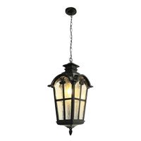 Outdoor Retro Rustic Metal Loft Retro Industrial Aluminum Glass Antique Waterproof LED Outdoor Chandelier Chandelier